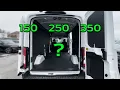 What s the Difference Between the 150 250 and 350 Ford Transit