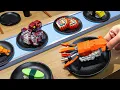 Download Lagu Hundreds of Best LEGO Sushi Bar Conveyor Belt at Home IRL ASMR Cooking Challenge