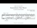 Somewhere Out There - From An American Tail - Sheet music transcription