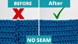 GO SEAMLESS Crochet Invisible join the easy way