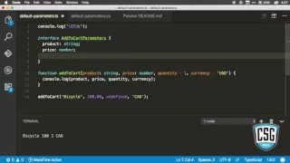 TS Default Parameters