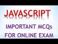 javascript multiple choice questions