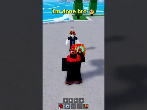 Did bro just destroyed my Magnet Skin? Blox Fruits