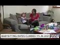 Babysitting rates increasing