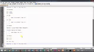 Tutorial 3 - PHP Data Types