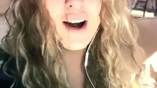 فرح يوسف من البرازيل تغني يسمحولي الك ل San Diego Smule 