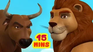 Download Divide and Rule Short Tales | Animal Stories for Children | Infobells MP3