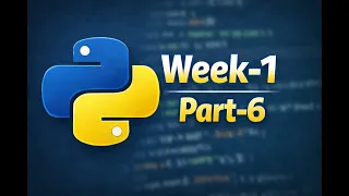 Python Week 1 - Part 6 Introduction to Python Data Structures