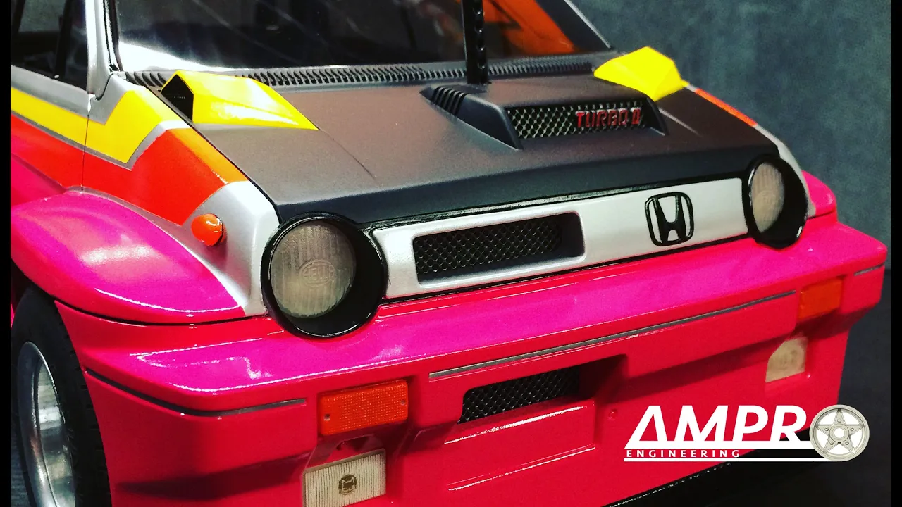 Order 3D print of Tamiya Willy's Wheeler Honda City Turbo Detail