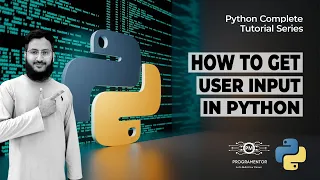 How To Get Input From User In Python Taking User Input In Python Python Tutorials