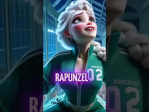 ELSA Y RAPUNZEL EN EL PEOR JUEGO DEL CALAMAR👑#trending#disney#princesasdisney #funny#juegodelcalamar