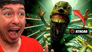 TRABAJO en UNA TIENDA DE TERROR ☠️ - HELLMART | Charly