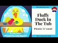 Fluffy Duck In The Tub - Phonics book - Story for Kids to learn to read - sound "u"  | Storyberries
