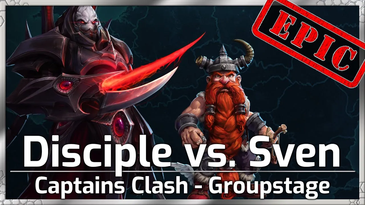 EPIC: Sven vs Disciple - Captains Clash Groups - Heroes of the Storm