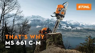 STIHL MS 661 C-M A chainsaw full of cutting-edge technologies That s why