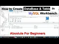 How to create database table in mysql Workbench 8 0 3 Create Table In Mysql Workbench 8 tutorial