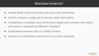 Unpacking NumPy and Pandas Pandas Are Fun What Is Pandas packtpub com