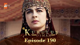 kurulus osman urdu season 6 episode 190