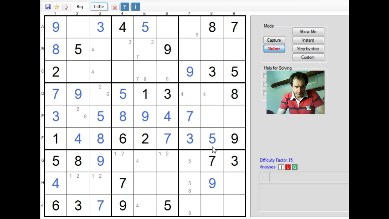 Step by Step through a Diabolical Sudoku