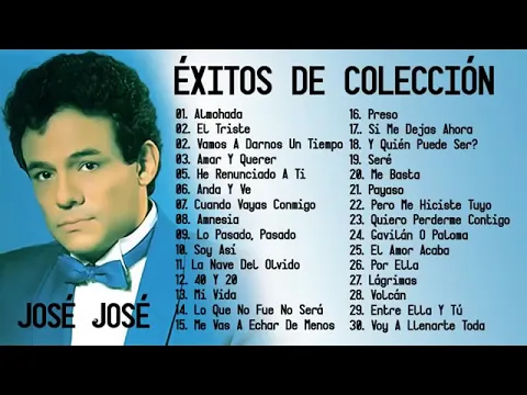 Download MP3 JOSE JOSE 80s 90s Grandes Exitos Baladas Romanticas Exitos