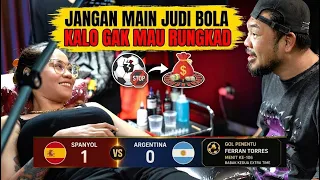 JANGAN MAIN JUDI KALO GAK MAU JADI BEGINI || ARGENTINA VS SPANYOL || Hendric Shinigami