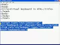 Creating A Virtual Keyboard With HTML