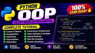 Python OOP Complete Tutorial Beginner to Advanced