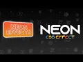 Realistic 3D Text Neon Effect with Source Code HTML CSS
