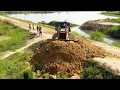 Download Lagu New impressive filling soil for the foundation of light pole use Shantui Dozer \u0026 18ton dump trucks