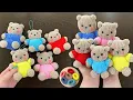 Download Lagu Making a Teddy Bear Keychain with Hair Rubber Bands and Sewing Thread / Incredibly Simple Steps