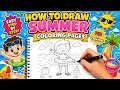Draw Your Own Summer Coloring Pages Follow me step by step