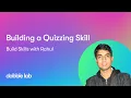Building a quizzing skill on Alexa Python SDK Build Skills with Rahul EP 06