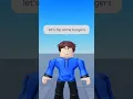 Lets flip some burgers #roblox #edit