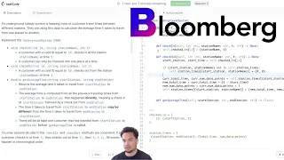 Senior Software Engineer Takes on a Bloomberg Coding Interview