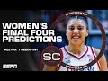 Andraya Carter has ALL No 1 seeds in the Final Four in the Women s NCAA Tournament SportsCenter