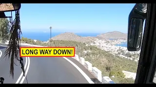 Long Way Down. Cave of the apocalypse,  Monastery of St John, A bus ride. #bible  #history