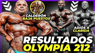 RESULTADOS 212 OLYMPIA 2023 ???? ¡CALDERÓN cae y KEONE arrasa! POSING completo 4k