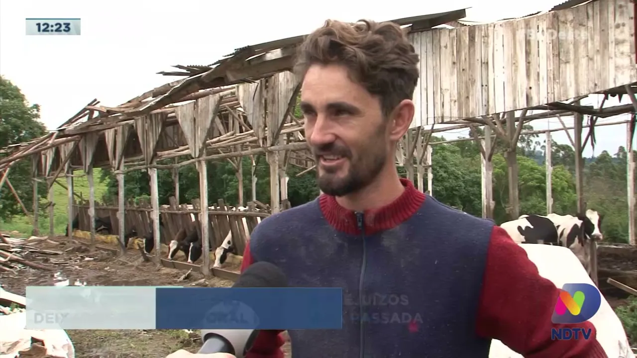 Águas de Chapecó: produtores ainda contabilizam prejuízos deixados pelo temporal
