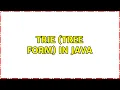 Trie tree form in Java 2 Solutions