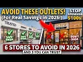 6 Outlet Stores You MUST Stop Shopping in 2026 And 3 You Can Actually Trust