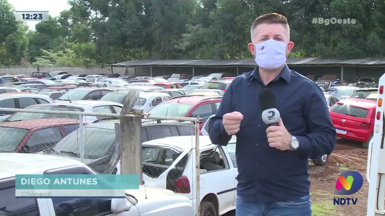 Chapecó: Pátio de apreensões têm mais de 4 mil veículos armazenados