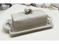 Creating a Lidded Butter Dish with a Textured Slab and a Focal Accent Ceramics II
