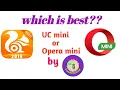 uc mini Vs opera the best