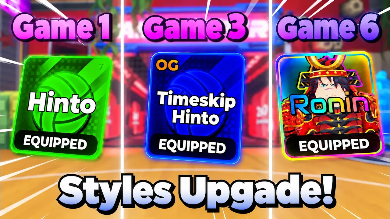 VOLLEYBALL LEGENDS BUT MY STYLES UPGRADES EVERY WIN