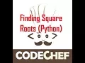 Codechef Finding Square Roots using Python