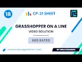 Grasshopper on a Line Solution 800 Rated TLE CP-31 Sheet Best Codeforces Problems
