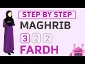 Learn How to Pray 3 Rakat Fardh of Maghrib Salah - Step-by-Step Prayer Tutorial