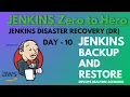 Jenkins Disaster Recovery DR Backups and Restore Best Practices DAY 10