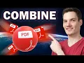 How to Combine PDF Files into One Merge PDF Files FREE