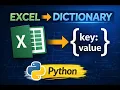 How to Convert Excel to Dictionary in Python Step-by-Step
